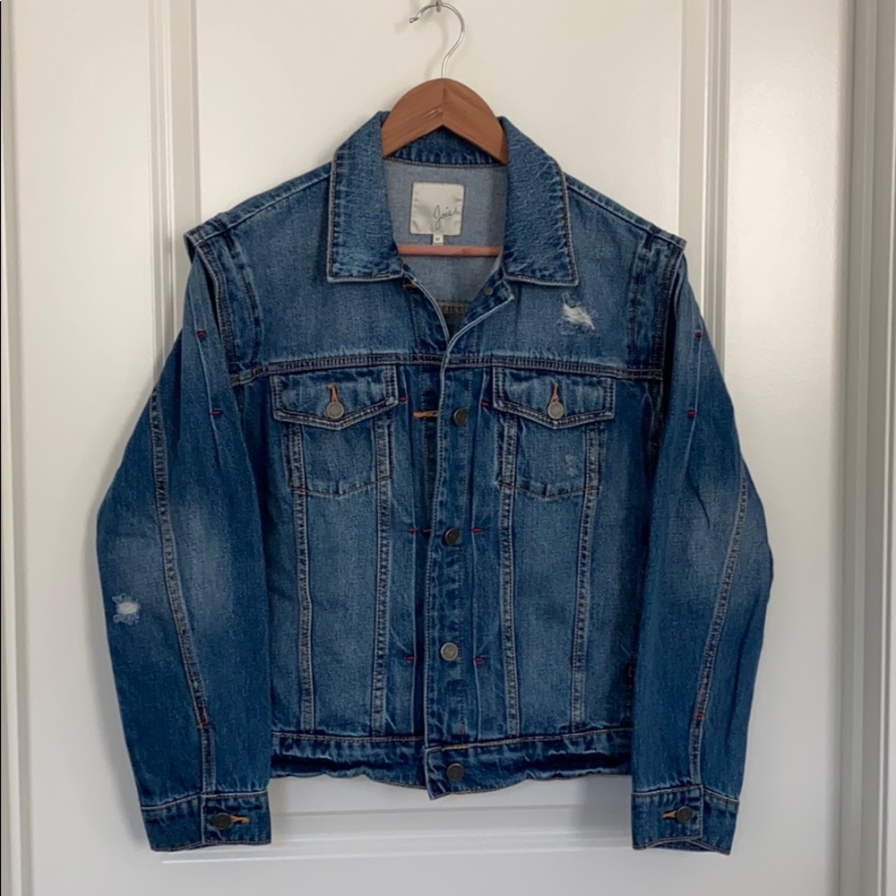 Joie Jean Denim Jacket Size M